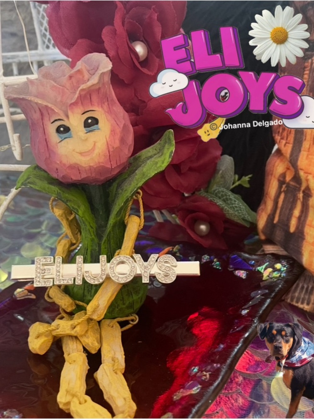 ELIJOYS - rhinestones hair clip OS